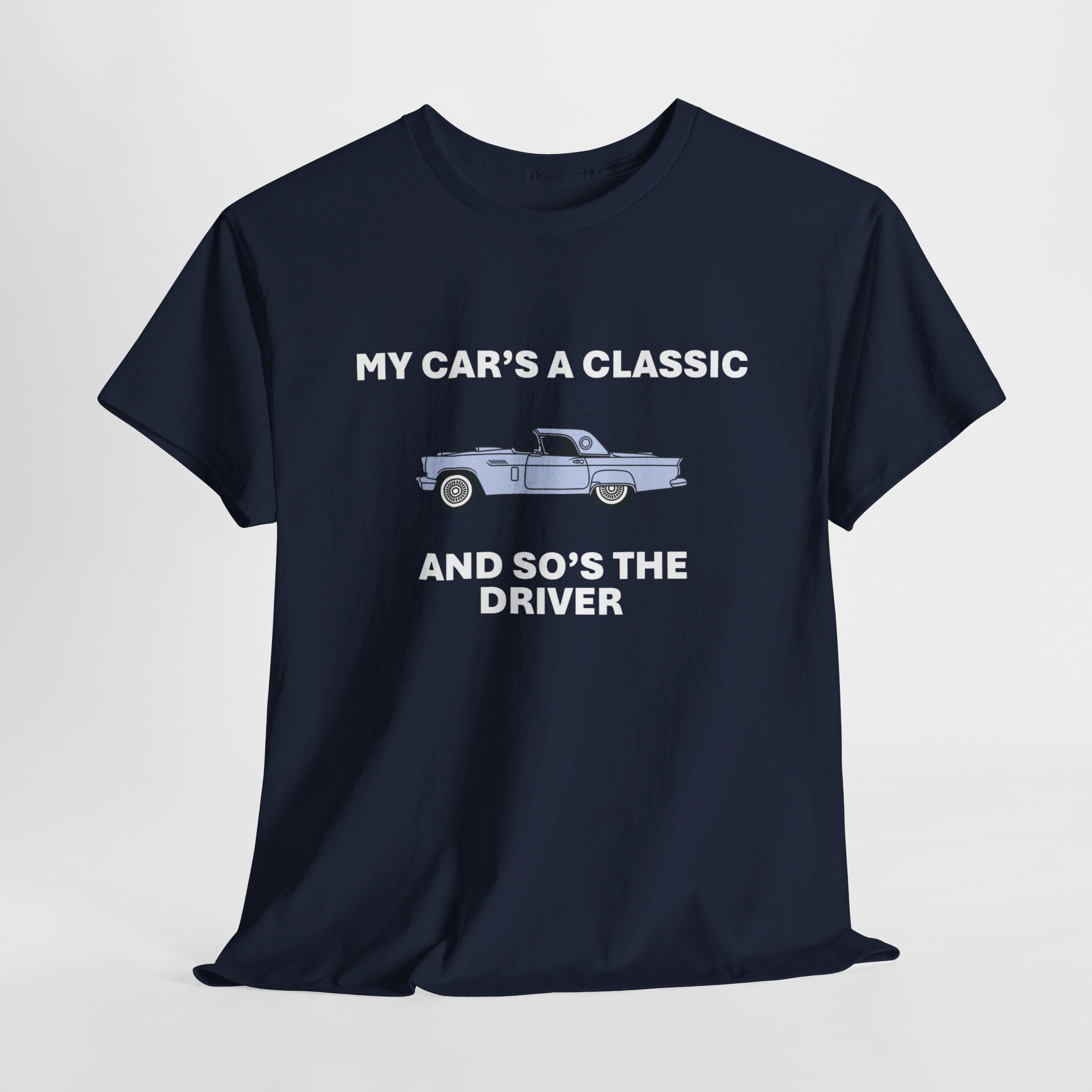 MY CAR’S A CLASSIC AND SO’S THE DRIVER